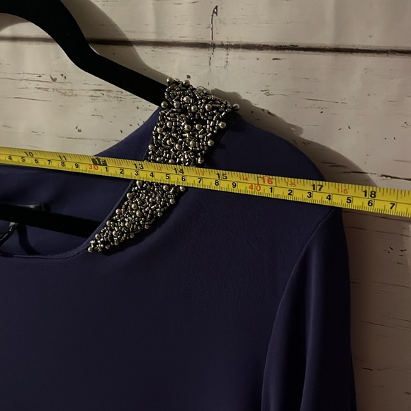 Daisy Fuentes beaded neckline blouse - Picture 7 of 8